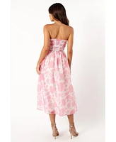 Petal and Pup Women's Carter Strapless Midi Dress