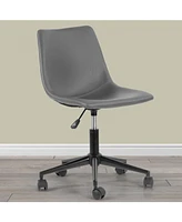 Glamour Home 34" Adan Polyester, Metal Task Chair