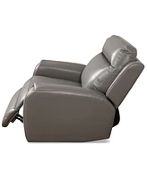 Sheeler Faux Leather Manual Glider Recliner Chair