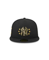 New Era Men's Black York Yankees 2024 Armed Forces Day On-Field 59FIFTY Fitted Hat