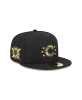 New Era Men's Black Chicago Cubs 2024 Armed Forces Day On-Field 59FIFTY Fitted Hat