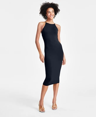 Bar Iii Women's Bungee-Strap Bodycon Midi Dress, Created for Macy's