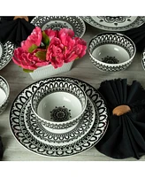 Bia Cordon Bleu Arabesque 12-Piece Dinnerware Set, Service for 4