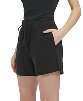 Andrew Marc Sport Women's French Terry Drawstring Shorts