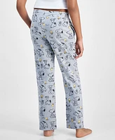 Love Tribe Juniors' Snoopy Drawstring Lounge Pants