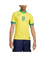 Nike Men's Yellow Brazil National Team 2024 Home Match Authentic Jersey