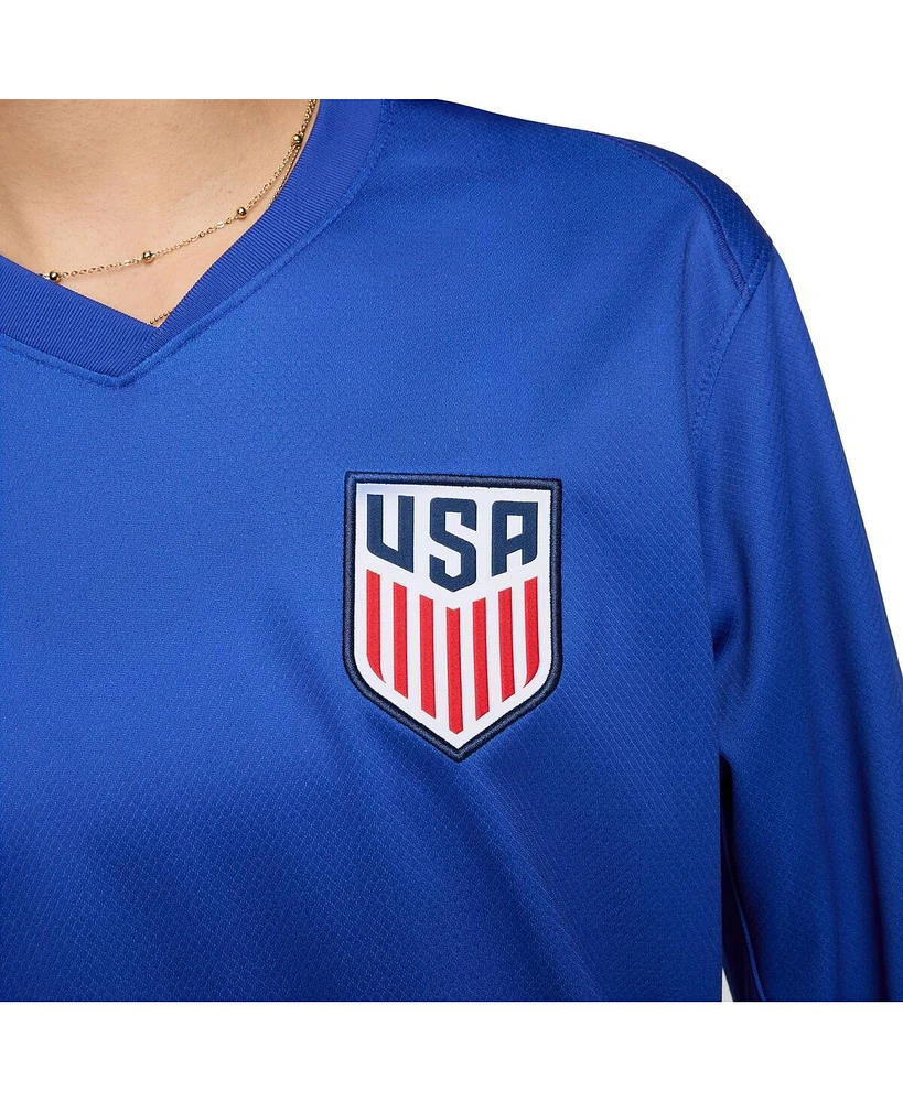 Nike Women's Blue Usmnt 2024 Away Replica Long Sleeve Jersey