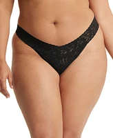 Hanky Panky Women's Signature Lace Plus Size Original Rise Thong, 4811X