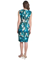 Calvin Klein Women's Floral-Print Sleeveless Dress