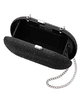 Nina Allover Crystal Oval Minaudiere