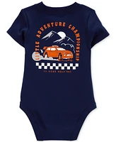 Carter's Baby Boys Race Car Graphic Bodysuit & Printed Pants, 2 Piece Set