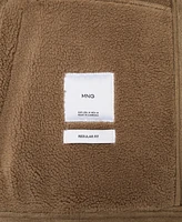 Mango Men's Shearling-Lined Jacket