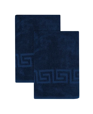 Ozan Premium Home Milos Greek Key Design Collection 100% Turkish Cotton Bath Towel, 27" x 54"