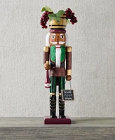 Holiday Lane Nutcrackers Red Grape Wine African American Nutcracker, Created for Macy's