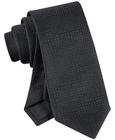 Calvin Klein Men's Sadie Distorted Grid Tie