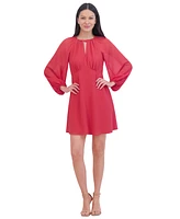 Jessica Howard Petite Keyhole Fit & Flare Dress