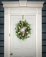 National Tree Company 22 Petunia and Strawberry Wreath