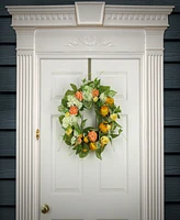 National Tree Company 24 Lemons, Hydrangeas and Buttercups Wreath