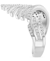 Effy Diamond Fan Style Bypass Ring (5/8 ct. t.w.) in 14k White Gold