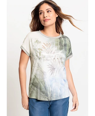 Olsen Women's Tropic Glam Short Sleeve T-Shirt