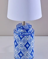 Adesso 17" Ceramic Polly Set of 2 Table Lamps