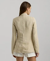 Lauren Ralph Women's Pinstriped Blazer