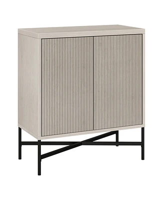 Hudson & Canal Brighton 28" Wide Rectangular Accent Cabinet in Alder