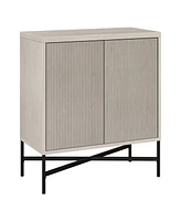 Hudson & Canal Brighton 28" Wide Rectangular Accent Cabinet in Alder
