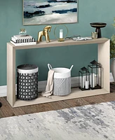 Hudson & Canal Osmond 55" Wide Rectangular Console Table in Alder