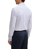 Boss by Hugo Men's Printed Performance Slim-Fit Shirt