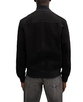 Boss by Hugo Men's Suede Bomber Jacket