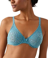 Wacoal Halo Lace Molded Underwire Bra 851205, Up To G Cup