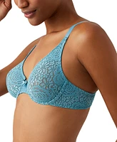 Wacoal Halo Lace Molded Underwire Bra 851205, Up To G Cup