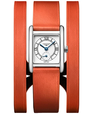 Longines Women's Swiss Mini Dolcevita Orange Three