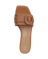 Sam and Libby Women's Kandie Buckle Block Heel Slide Sandals