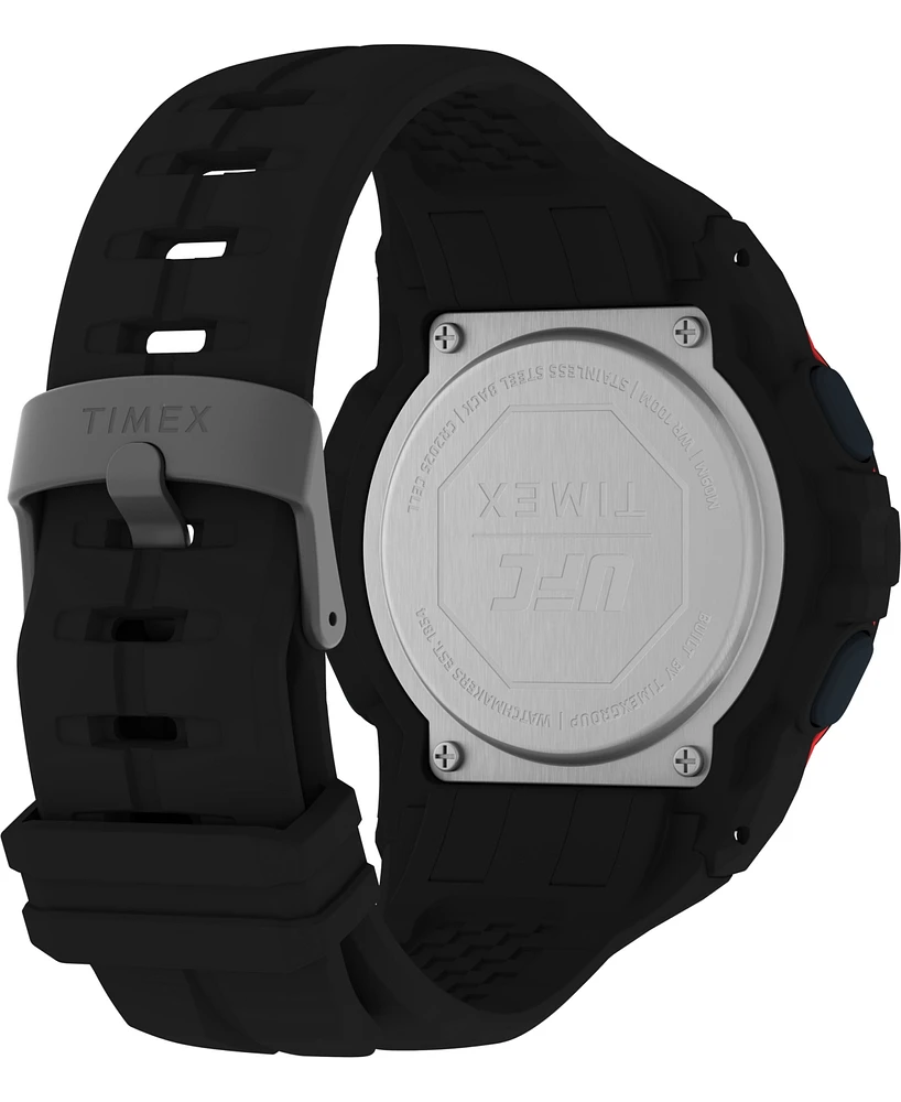 Timex Men's Ufc Rush Digital Polyurethane Strap 52mm Round Watch