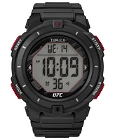 Timex Men's Ufc Rumble Digital Polyurethane Strap 50mm Round Watch
