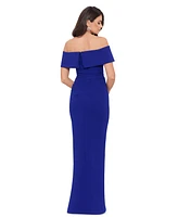 Xscape Off-The-Shoulder Gown