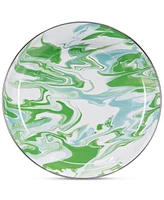 Golden Rabbit Modern Monet Pasta Plates, Set of 4