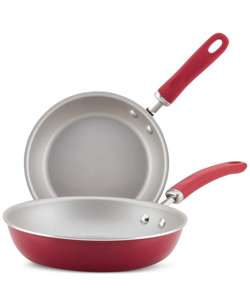 Rachael Ray Create Delicious Aluminum Nonstick 2-Pc. Frypan Set