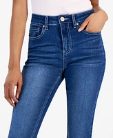 Dollhouse Juniors' High-Rise Flare-Hem Jeans