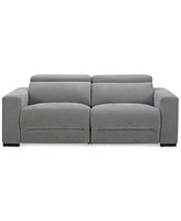 Nevio Fabric Power Headrest Sectional Collection Created For Macys