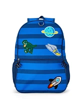 InMocean Boy's Zipper Mouth Backpack Headphone Lunch Set