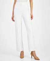 Kasper Straight-Leg Modern Crepe Dress Pants