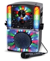 Singing Machine Portable Bluetooth Cd+G Karaoke System, Black