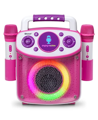 Singing Machine, Sparkle Portable Karaoke Machine with 2 Wireless Microphone