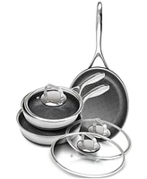 DiamondClad by Livwell 6-Pc. Hybrid Nonstick Frying Pan Set