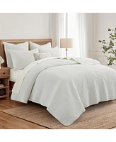 Levtex Eyelet Embroidered 3-Pc. Quilt Set, King/California King