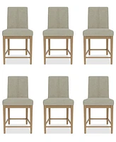 Davie 6 Pc. Dining Counter Height Chair Set