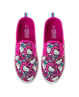 Hello Kitty Little and Big Girls Canvas Sneakers